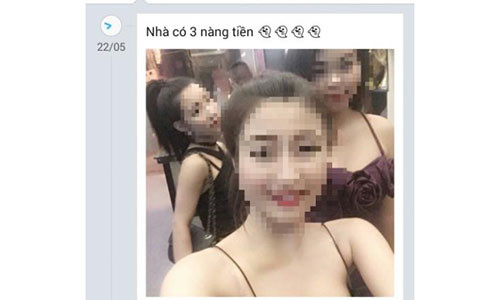 Gai ban dam ua chuong dung zalo hanh nghe