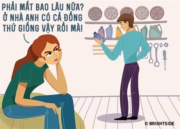 Nếu đi siêu thị mua sắm, chồng cẩn thận chọn từng thứ mà bị vợ bên cạnh giục giã và tỏ ra khó chịu thì sẽ như thế nào? Lúc đó, chồng sẽ hiểu hết những nỗi ấm ức bao lâu nay vợ phải chịu đựng.