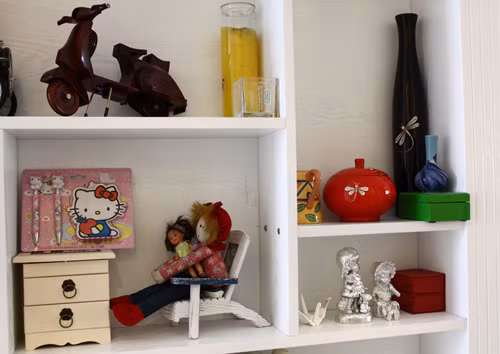 Ước mơ có một căn phòng đầy ắp truyện tranh và đồ chơi hồi bé của ca sĩ Hiền Thục không thành hiện thực nên bây giờ cô quyết tâm thực hiện bằng được căn phòng đại dương này cho bé yêu của mình.