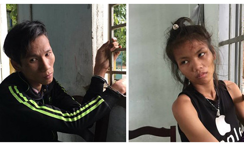 Cap doi dung gach tan cong, cuop xe om o Sai Gon