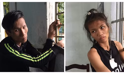 Cap doi dung gach tan cong, cuop xe om o Sai Gon