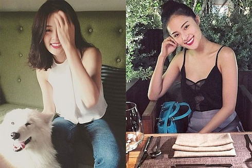 Ngoài những phong cách chững chạc ấy, Hạ Vi còn biết biến hóa hình ảnh của mình thành một cô nàng cá tính, năng động phù hợp với lứa tuổi.