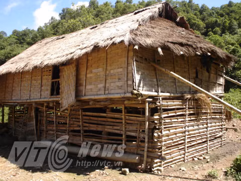 Người dân quanh rừng Huổi Luông rào gậm nhà sàn rất kín để nhốt thú nuôi vì sợ hổ, chó sói bắt trộm.