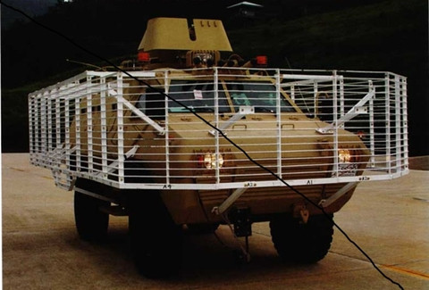 Giáp “lồng gà” có thể được lắp thêm để vô hiệu đạn chống tăng RPG.