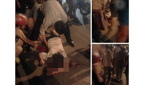 Thông tin cô gái bị giật túi xách đã chết dù không chính xác vẫn được chia sẻ tràn lan trên mạng xã hội. Ảnh chụp màn hình.