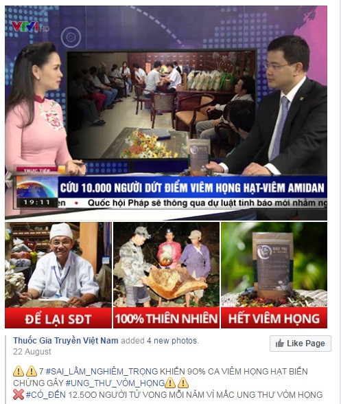 Loi dung hinh anh ban tin thoi su VTV de... lua dao
