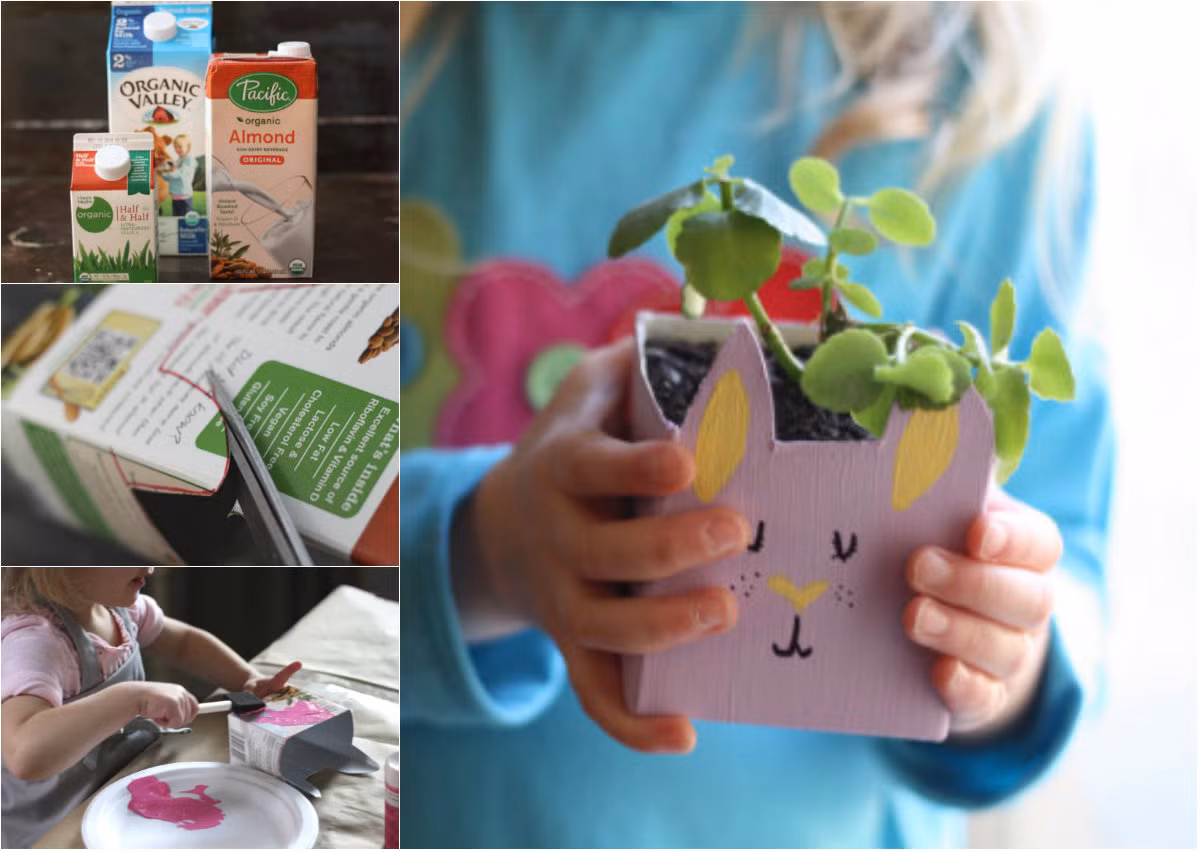 Theo nghiên cứu của các nhà khoa học thì làm vườn là một trong những phương pháp giáo dục giúp trẻ phát triển tư duy nhanh nhất. Vì thế, bên cạnh việc cho trẻ tham gia vào những công việc làm vườn đơn giản như tưới cây, bắt sâu, hái rau, hái quả… thì hãy cùng con tự tay làm ra những "siêu phẩm" trồng rau sạch từ hộp sữa cực đơn giản mà lại hiệu quả này nhé.