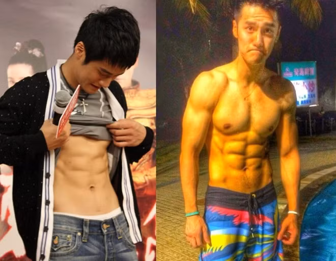 Mỹ nam 9x Tưởng Kình Phu cao 1m82 và có một cơ thể săn chắc, cơ bắp.