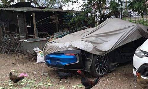 Thiếu gia Trần Sơn không còn thiết tha với "con cưng" của mình nữa khi chọn chuồng gà làm nơi định cư mới cho nó. (Ảnh: Một thế giới).