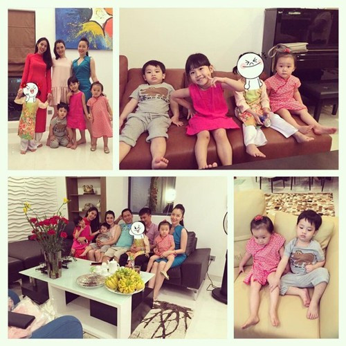 Mặc dù trên facebook cá nhân Công Vinh và Thủy Tiên cũng nhiều lần chia sẻ hình ảnh con gái nhưng tất cả đều được che giấu gương mặt rất kỹ.