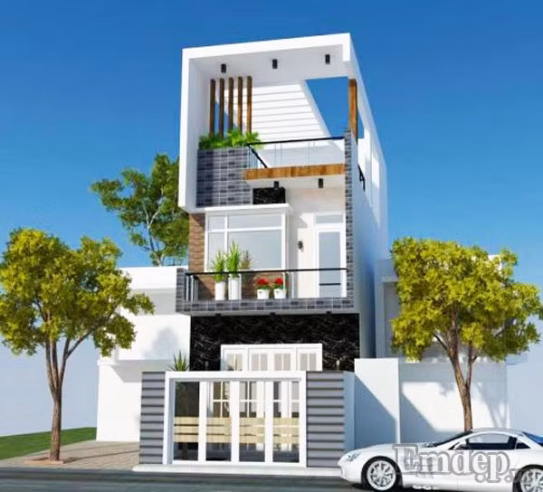 Mặt tiền trang nhã và hút mắt.