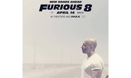 Vin Diesel đơn độc trên poster Furious 8.