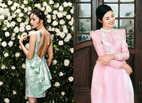 4. Phương My Nhà thiết kế Phương My ưa chuộng phong cách nữ tính, không hở hang nhưng vẫn sang trọng, quyến rũ. Trang phục do Phương My thiết kế có nhiều mức giá khác nhau, dao động từ 15-30 triệu