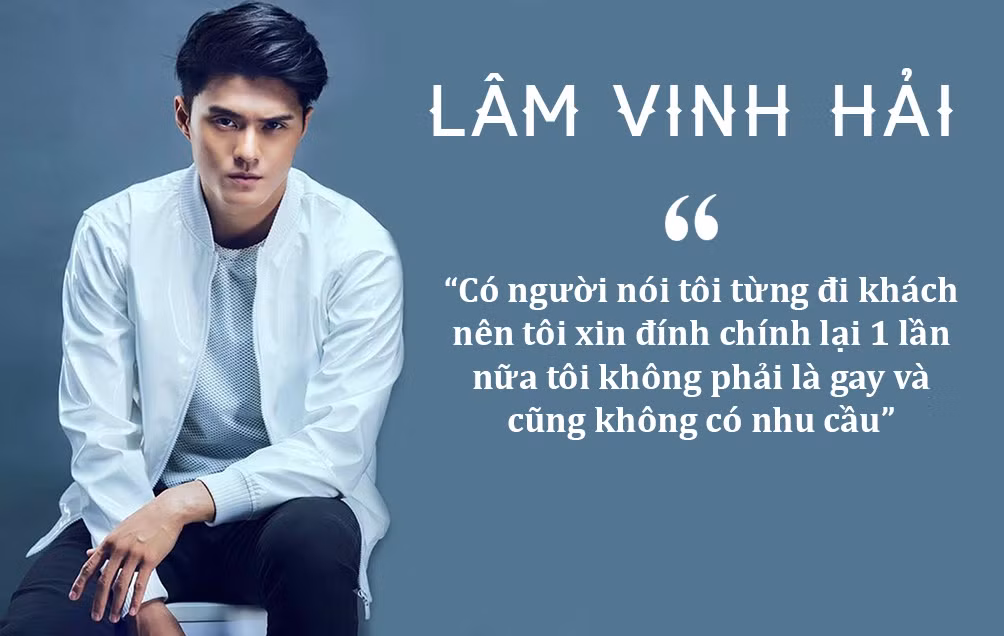  Lâm Vinh Hải: Sau khi ly dị vợ, Lâm Vinh Hải liên tục dính nghi vấn yêu đồng giới John Huy Trần khiến nam vũ công bị stress nặng trong thời gian qua. Mới đây, trên trang cá nhân của mình, Quán quân “Thử thách cùng bước nhảy” mùa đầu tiên đã “nổi điên” vì bị một người đàn ông thích và rủ rê đi cà phê bằng mọi cách dù anh đã từ chối nhiều lần.