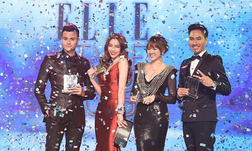 Hari Won và Hà Hồ tại sự kiện.