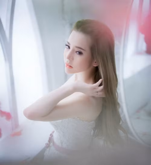 Hình ảnh xinh xắn của hotgirl phẫu thuật thẩm mỹ.