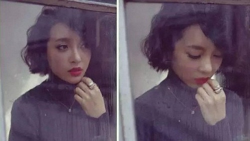 Có ai ngờ đằng sau người con gái ưu tư này...