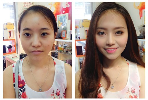 Vẻ đẹp xinh tươi, hoàn toàn mất đi những nốt mụn và quầng thâm.