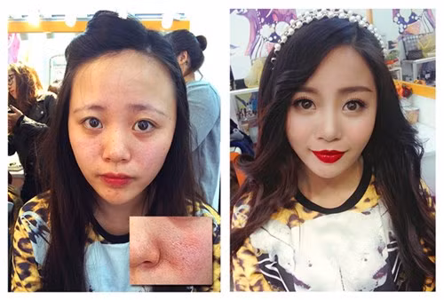 Những kỹ thuật trang điểm được chuyên gia sử dụng khai thác tối đa vẻ đẹp vốn có của cô dâu và khéo léo che giấu mọi khiếm khuyết trên gương mặt.