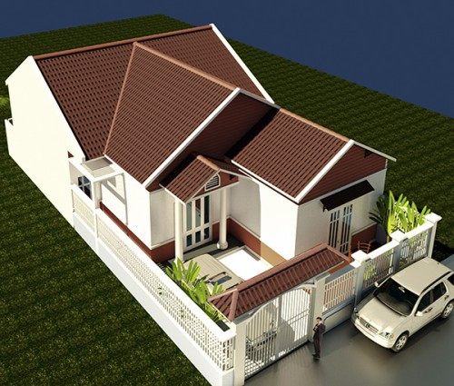 Đây là một kiểu nhà được coi là hoàn hảo nhất cho những gia đình ưu thích cuộc sống đơn sơ và giản dị. Yêu cầu đối với thiết kế mẫu nhà này là cần có không gian đất rộng rãi để có diện tích sân vườn hợp lý.