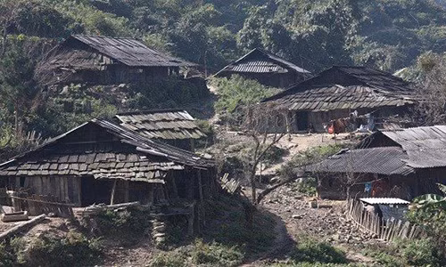 Một góc xã Bản Mù, Trạm Tấu, Yên Bái.