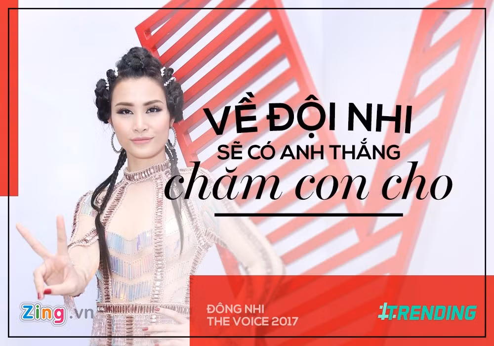 Đông Nhi quyết định "dùng" cả bạn trai để dụ thí sinh khi thông báo, nếu Giáng My về team của mình, Ông Cao Thắng sẽ chăm con cho cô. "Chiêu" này của nữ HLV đã khiến Thu Minh cũng như Noo Phước Thịnh phải "ngả mũ chào thua".