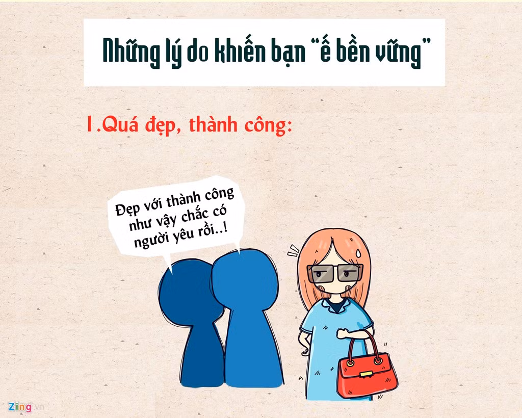 Ly do khien phai dep mai khong co nguoi yeu