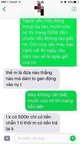 Nhắn tin thử chồng mình bị bắt cóc Vài ngày gần đây các bà vợ lại nổi lên trào lưu nhắn tin vợ đang bị bắt cóc, đề nghị chồng mang tiền chuộc đến nếu không vợ sẽ gặp nguy. Cách "đổi gió" này khiến các bà vợ không khỏi bất ngờ. Vì đa số phản ứng của chồng thay bằng hoảng hốt thì khá bình thản đối đáp lại một cách bá đạo không kém phần: