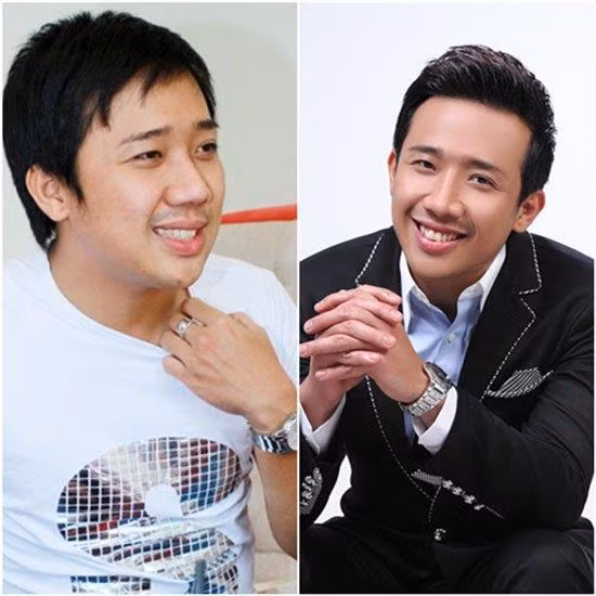 Trấn Thành Là một nghệ sĩ đa-zi-năng của showbiz Việt, Trấn Thành được khán giả biết đến với gương mặt "nhìn là cười", nụ cười tỏa nắng, tính hoạt ngôn của mình. Thế nhưng, sau quãng thời gian trở thành tên tuổi đình đám, Trấn Thành dính nghi án dao kéo vì nhan sắc có phần khác lạ. Nhiều người đặt câu hỏi phải chăng Trấn Thành đụng chạm phần mũi, đổi tướng số giúp sự nghiệp thăng hoa.