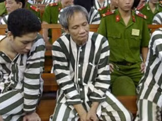 "Trùm giang hồ" Năm Cam và đồng bọn.