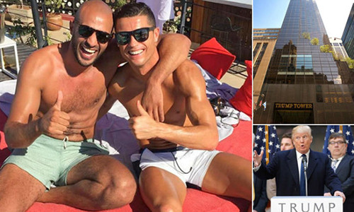 Ronaldo bi kien nguoc vi mua nha tang... “ban trai”