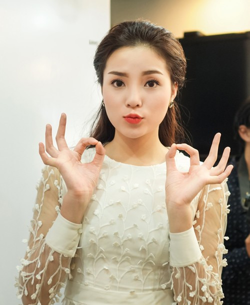 Kỳ Duyên tự nhận khó yêu. Ảnh: NVCC