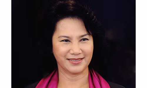 Bà Kim Ngân được giới thiệu tái cử vị trí Chủ tịch Quốc hội. Ảnh Hoàng Hà.