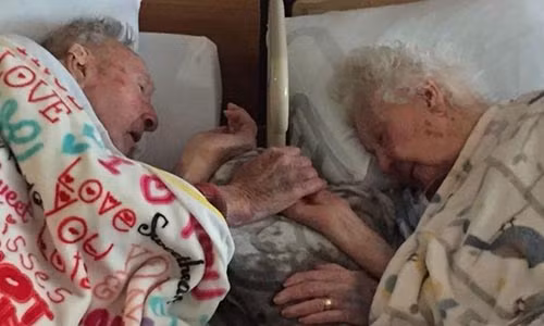 Nghen ngao cu ong nam chat tay vo sap mat sau 77 nam chung song