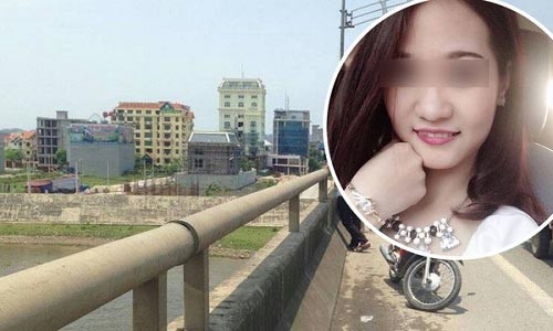 Địa điểm cô gái M.T.T gieo mình xuống nước.