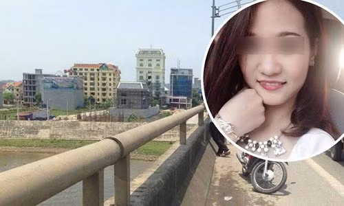 Địa điểm cô gái M.T.T gieo mình xuống nước.