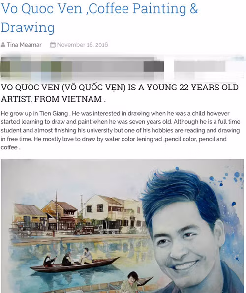 Lời giới thiệu về Quốc Vẹn và các tác phẩm của anh trên tờ báo Art People.