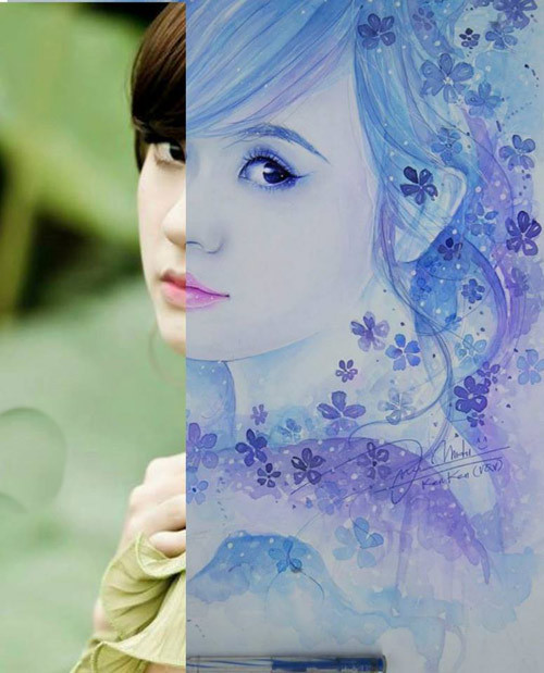 Hot girl Midu qua ngòi bút của Quốc Vẹn.