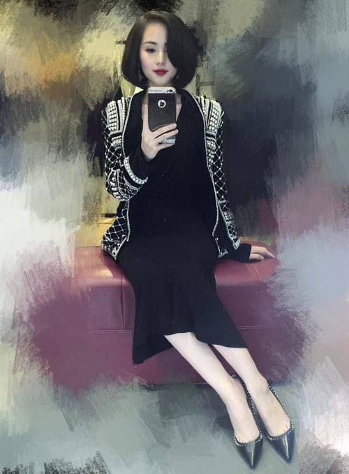 Nhan sắc mặn mà của bà mẹ hot girl.