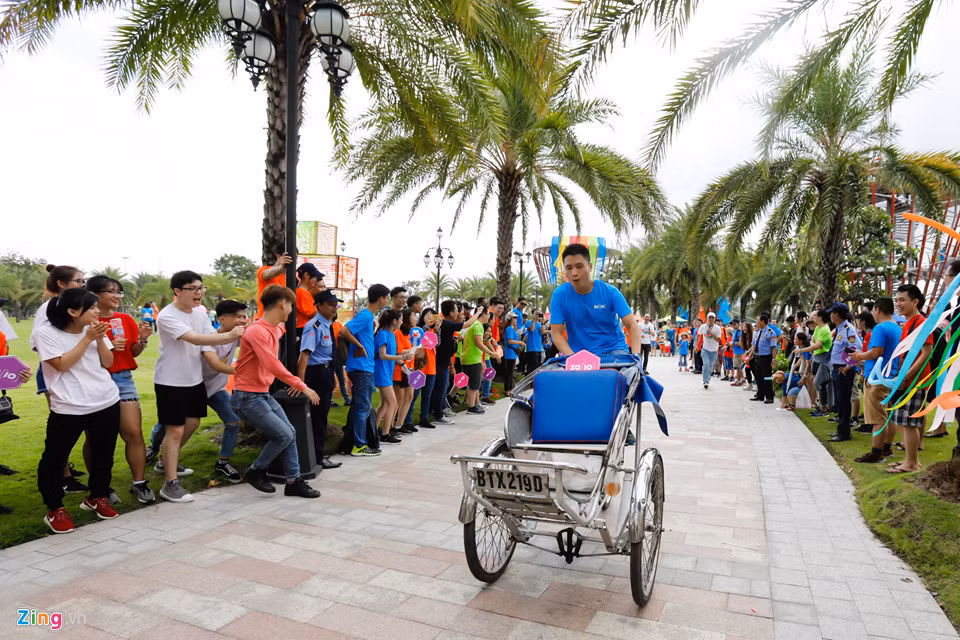 Rất nhiều lãnh đạo của Zalo cũng tham gia vào trò chơi đòi hỏi tốc độ và sức bền này.