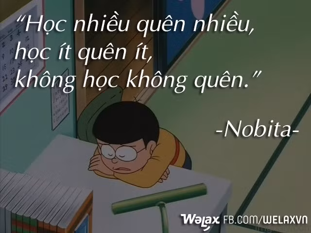 Câu nói muôn thưở của Nobita.
