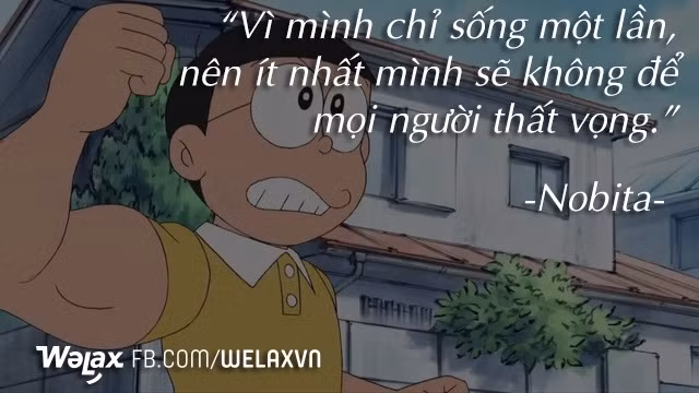 Nhưng cũng có lúc Nobita "người lớn" bất ngờ.
