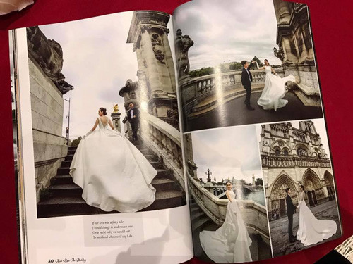 Bộ ảnh cưới hoành tráng được chụp tại châu Âu.