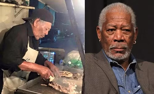 “Bản sao” của nam diễn viên gạo cội Morgan Freeman là một người bán bánh dạo ở Mexico.