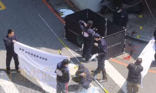 Hiện trường xảy ra vụ việc.