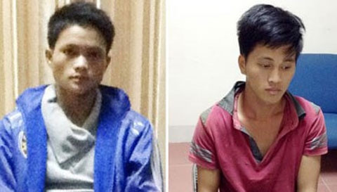 Thào Seo Lao và Vàng Seo Vu khi bị bắt. (Nguồn ảnh: Công Lý) Thào Seo Lao và Vàng Seo Vu khi bị bắt. (Nguồn ảnh: Công Lý)