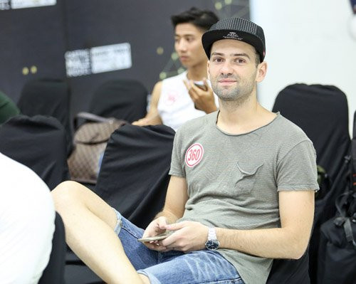 Daniel - chàng vũ công nổi tiếng trong Bước nhảy hoàn vũ cũng thử vận may tại buổi casting vừa qua.