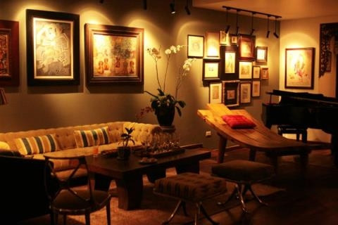 Không giang ấm cúng bên trong là nơi diva nghỉ ngơi sau ngày làm việc bận rộn.