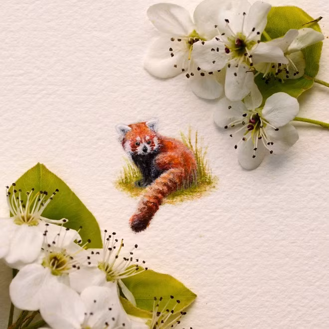 Khi bước vào tuổi trưởng thành, cô quyết định đi theo niềm đam mê của bản thân, trở thành nghệ sĩ vẽ tranh màu nước nổi tiếng.