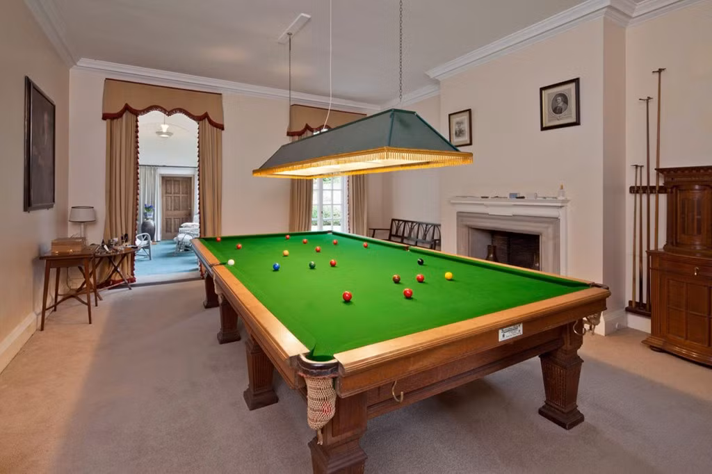 Một góc giải trí trong căn biệt thự xa hoa của gia đình Beckham.